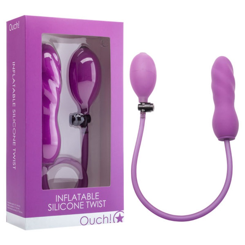 Ouch! Inflatable Silicone Twist - Purple